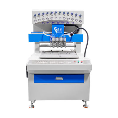 12 colori Silicone Dispensing Machine Personalizzato Per Scarpe PVC Etichetta di Silicone