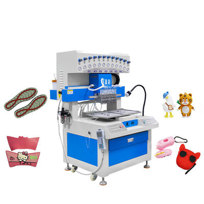 220V 12 Colors Silicone Label Making Machine For Tea Coaster And Earphone Case