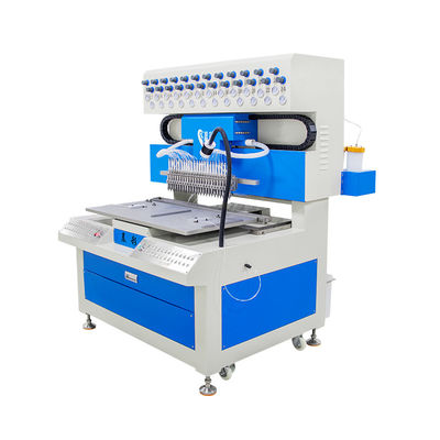 Blue White 24 Colors Dispensing Label Machinery PVC Keychain Machine PVC Trademark Logo Making Machine