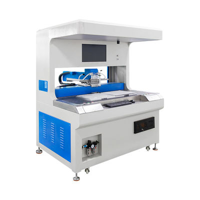 Maximum Power 2.2kw Visual Clasp Gluing Machine for Clothing Accessories PVC Trademark