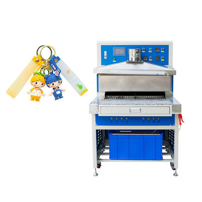 Blue Gray Intelligent Baking PVC Oven Power Saving Auto 3D Doll Making Machine