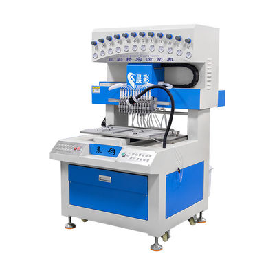 12 Colors Soft Enamel Painting Dispensing Machine with Blue White XYZ Accuracy 0.01mm