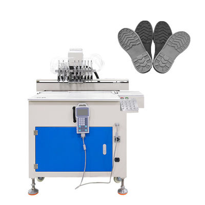 6 - 9 Pin Soft PVC Silicone Dispensing Machine Automatic For Tea Coaster Anti Slip Mat
