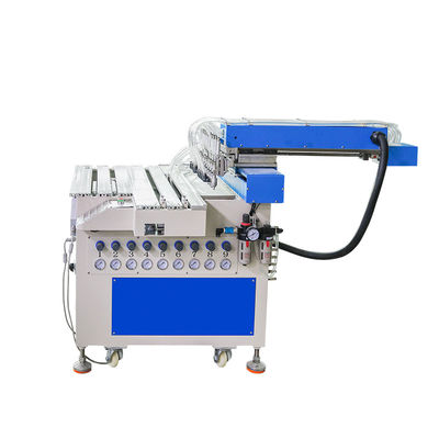 6 - 9 Pin Soft PVC Silicone Dispensing Machine Automatic For Tea Coaster Anti Slip Mat