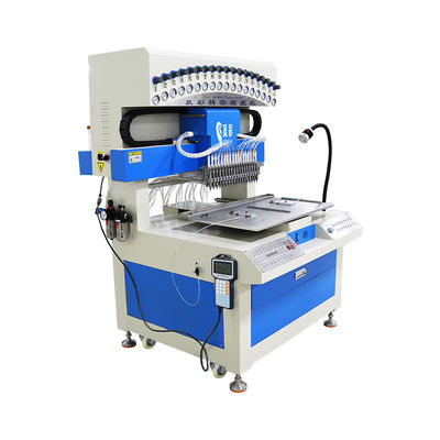 Energy Saving Silicone Dispensing Machine 18 Colors PVC Keychain Making Machine