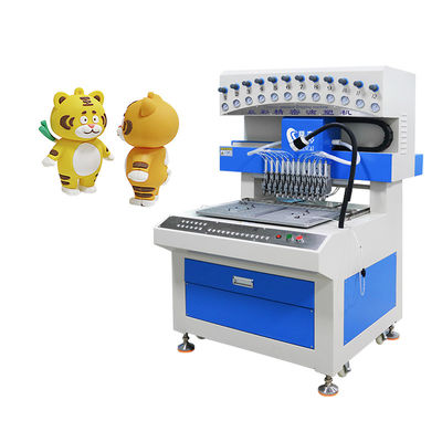 12 Color cao su patch chất lỏng PVC nhãn máy nhỏ giọt kiểu mở rộng silicone làm máy
