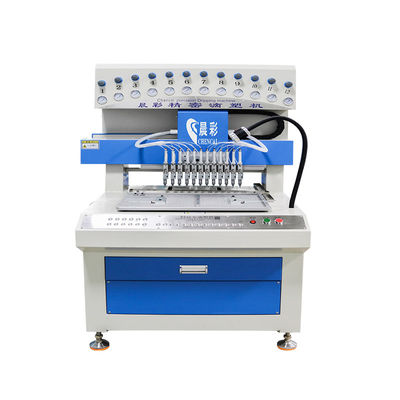 12 Color cao su patch chất lỏng PVC nhãn máy nhỏ giọt kiểu mở rộng silicone làm máy