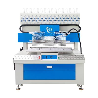 32 Màu Máy phân phối silicone tự động Máy nhỏ giọt miếng dán cao su PVC lỏng