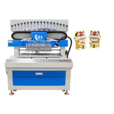1250*1050*1560mm Slipper Upper Soft PVC Dripping Machine con funzione automatica