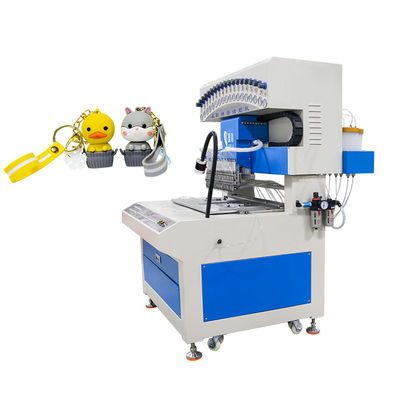 1250*1050*1560mm Slipper Upper Soft PVC Dripping Machine con funzione automatica