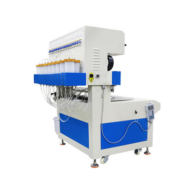 1250*1050*1560mm Slipper Upper Soft PVC Dripping Machine con funzione automatica