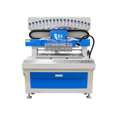 1250*1050*1560mm Slipper Upper Soft PVC Dripping Machine con funzione automatica
