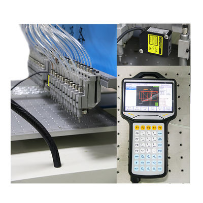 Komputerisasi Multicolor PVC Dripping Machine untuk 24 Warna Mobil Mat Produksi di 220V