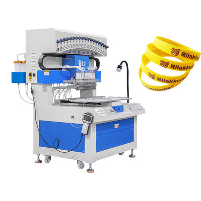 18 رنگ اتوماتیک PVC سیلیکون برچسب عروسک معلق ساخت ماشین برای 2D 3D کیس سیلیکون