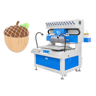 Tavola di lavoro Dimensione 890*460mm 24 colori Macchina a gocciolato automatico per la produzione di etichette in PVC