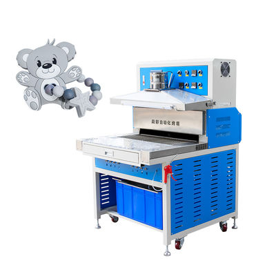 Alta produttività 204KG PVC forno da forno per etichette di gomma Patch Keychain Machine