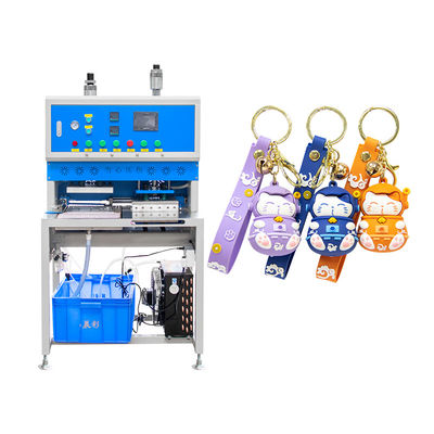 Máy làm chuỗi khóa 3D PVC Máy đúc ấn nóng