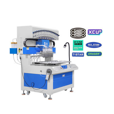 18 สี อัตโนมัติ Soft PVC Dispensing Machine เครื่องสีซิลิโคน