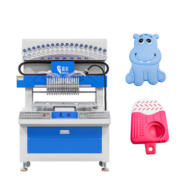 18 ماشین توزیع برچسب رنگی برای سیلیکون PVC 2D 3D