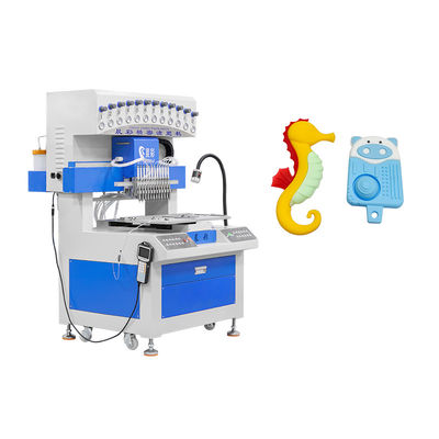 12 colori PVC Silicone Patch Machine PVC Keychain Machine