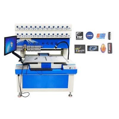 เครื่องทําพลาสเตอร์ยาง เครื่องทําพลาสเตอร์โลโก้ PVC 24 สีพร้อมคอมพิวเตอร์