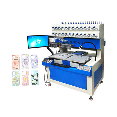 เครื่องทําพลาสเตอร์ยาง เครื่องทําพลาสเตอร์โลโก้ PVC 24 สีพร้อมคอมพิวเตอร์