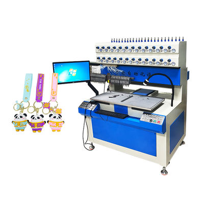 เครื่องพับพีวีซี 24 สี เครื่องทําเคสโทรศัพท์ซิลิโคน พร้อมพีซี