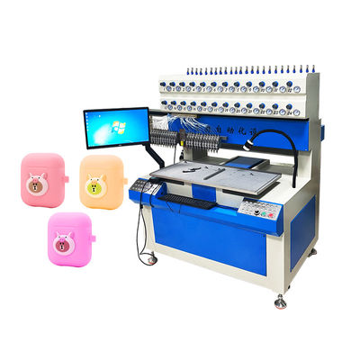 เครื่องพับพีวีซี 24 สี เครื่องทําเคสโทรศัพท์ซิลิโคน พร้อมพีซี