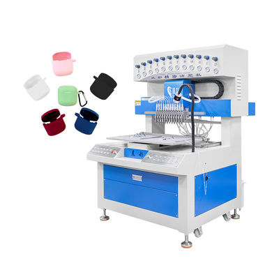 12 Renkli Kauçuk Patch Sıvı PVC Etiket Damlatma Makinesi Genişletilmiş Stil