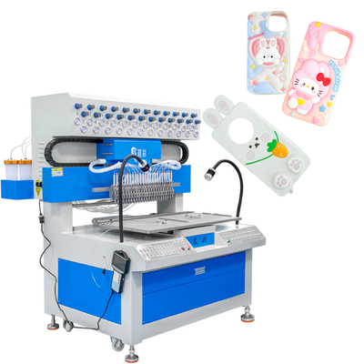 24 Color Silicone Dispensing Machine for PVC Label Production
